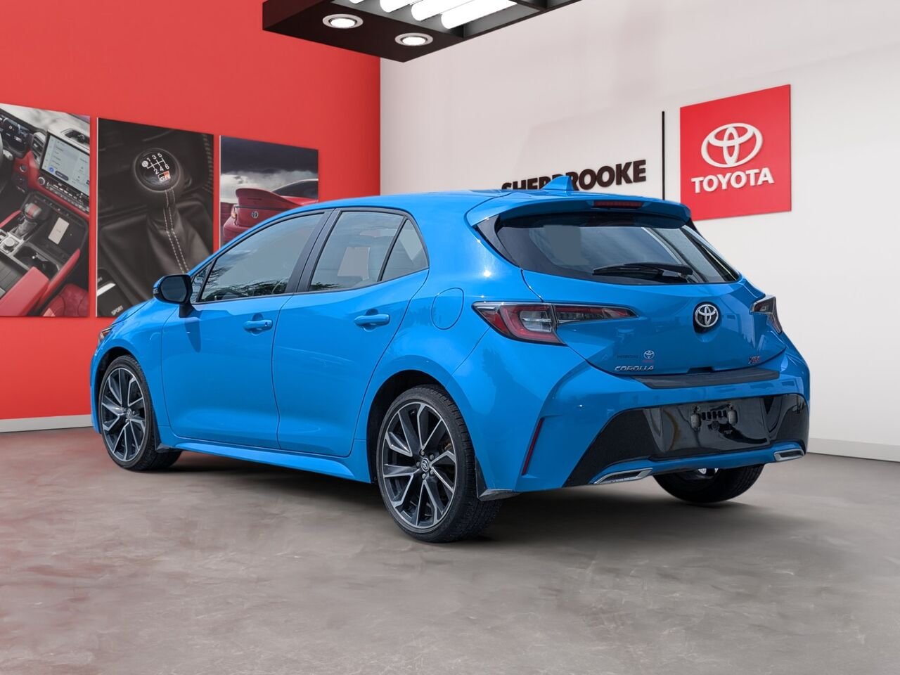 2022 Toyota Corolla Hatchback JTNK4MBE6N3153173 Blue Sherbrooke - photo #1