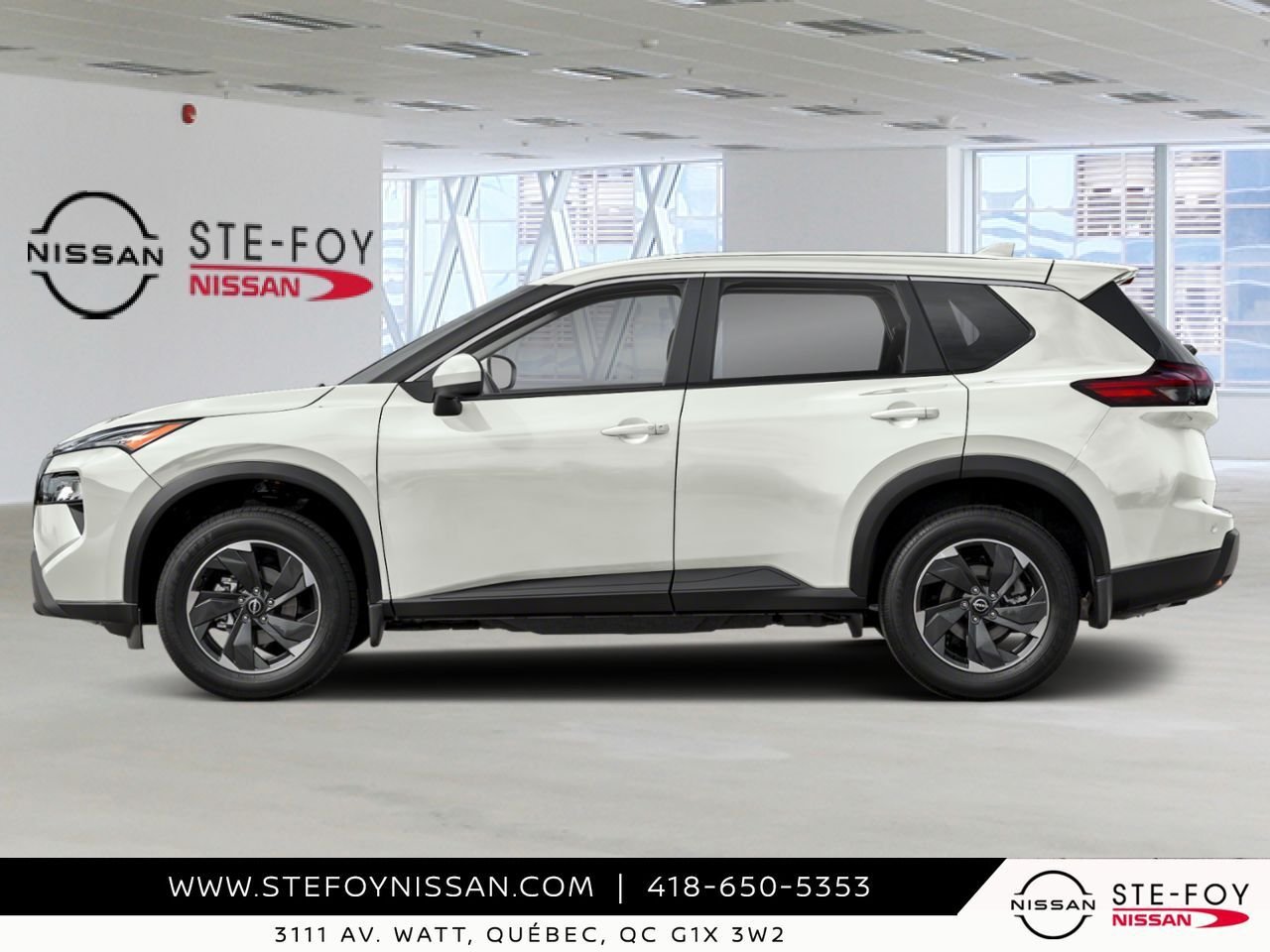 NISSAN Rogue 2026 Blanc Everest nacré triple couche Ste-Foy - photo #1