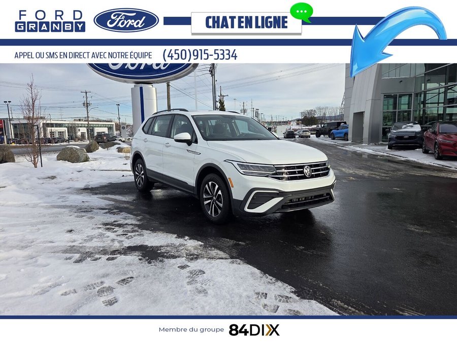 Volkswagen Tiguan Trendline AWD, CAMERA, ANDROID AUTO 2023 Blanc