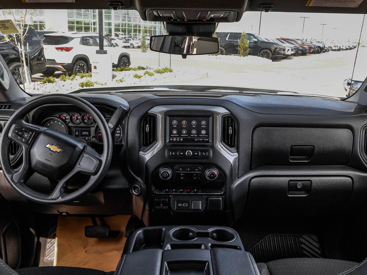 2024 Chevrolet Silverado 1500 4WD Crew Cab 147 Custom Grey Sherwood Park - photo #16