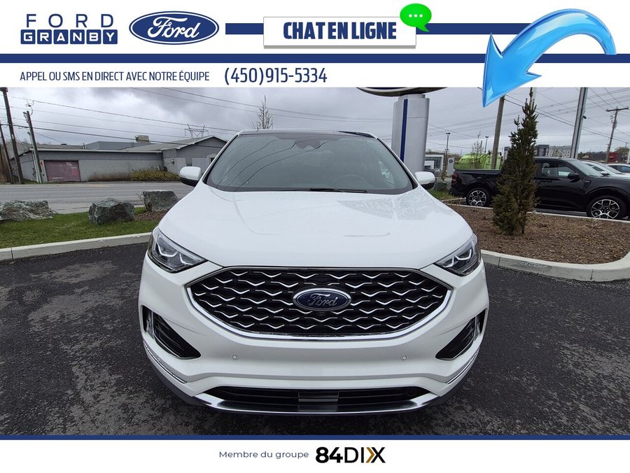 Ford Edge Titanium TI 2020 Blanc