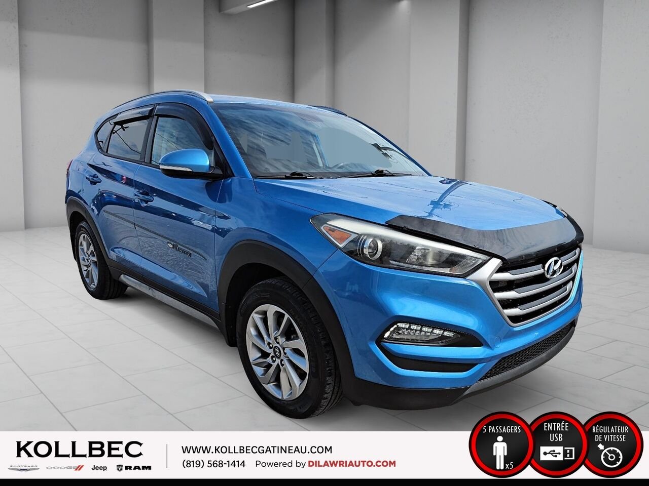 2017 HYUNDAI TUCSON 26981 | Premium 2.0L AWD Blue Gatineau - photo #12