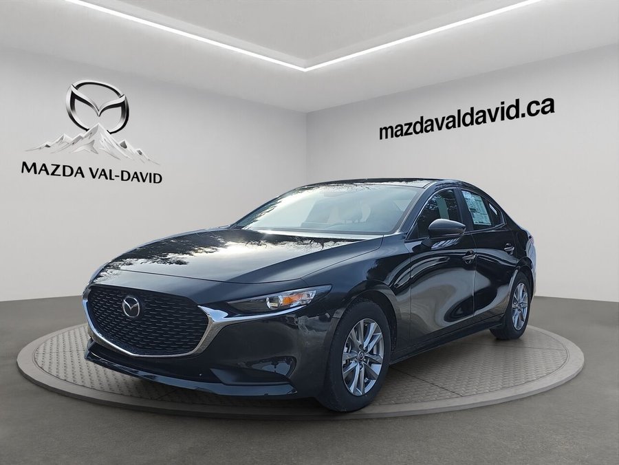 2025 Mazda Mazda3 Awd, tout équipé, sièges et rétroviseurs chauffants, caméra de recul Jet Black Mica