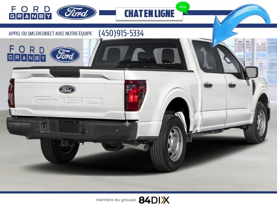 Ford F-150 XL cabine SuperCrew 4RM caisse de 5,5 pi 2026 Blanc Oxford