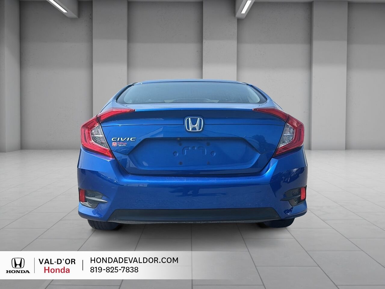 2018 Honda Civic Berline LX BM Blue Val-d'Or - photo #2