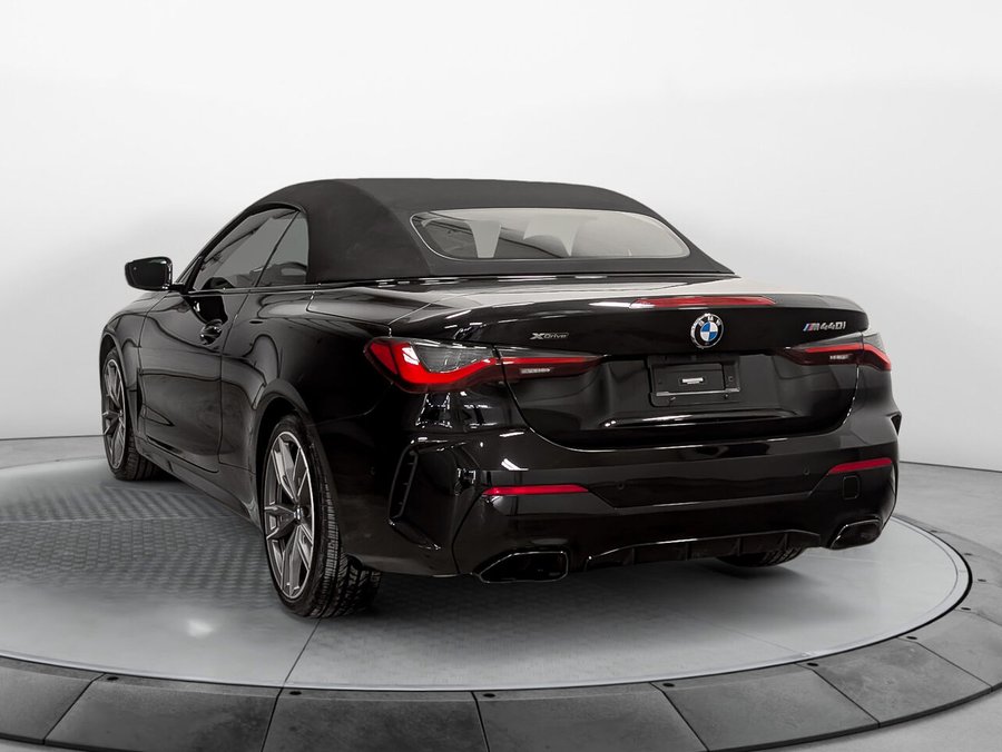 BMW M440i xDrive Convertible Premium Enhanced Package 2024 Noir