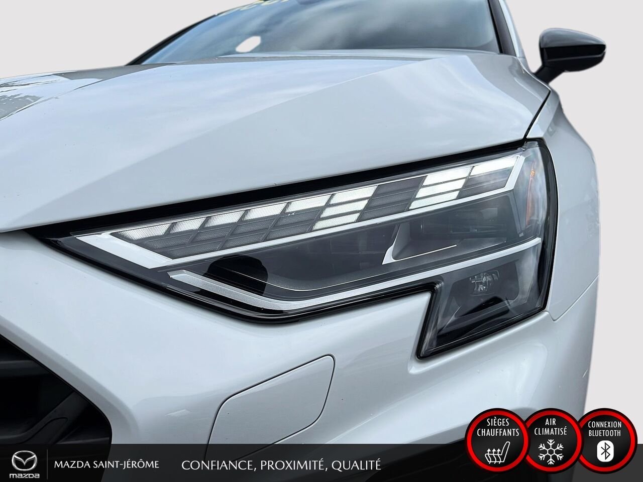 Audi A3 berline 2025 Blanc Ste-Agathe des Monts - photo #1