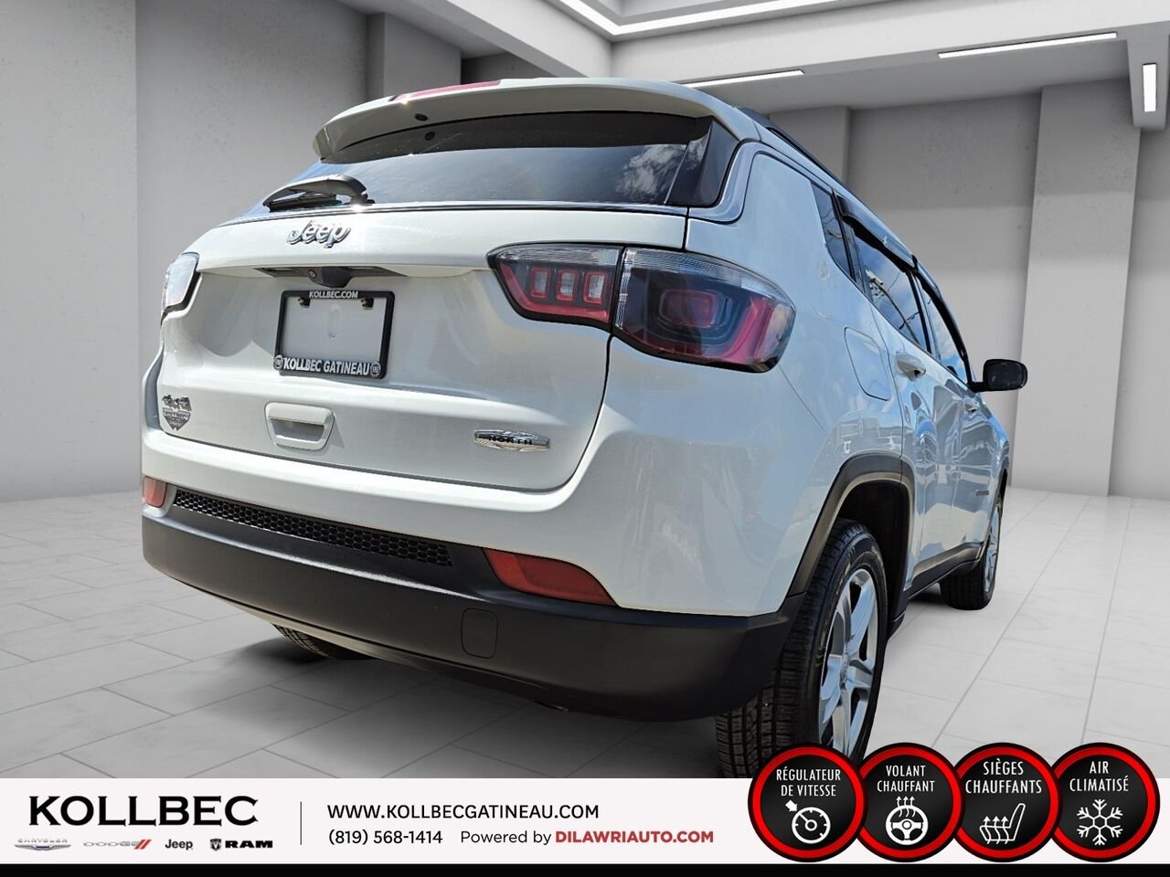2023 JEEP COMPASS 223111 | North 4x4 White Gatineau - photo #14