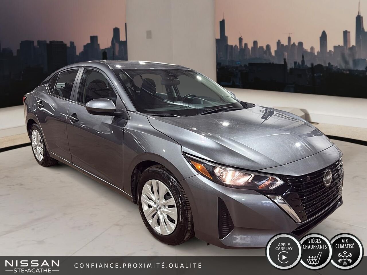 2024 Nissan Sentra S Plus CVT Grey Saint-Jérôme - photo #2