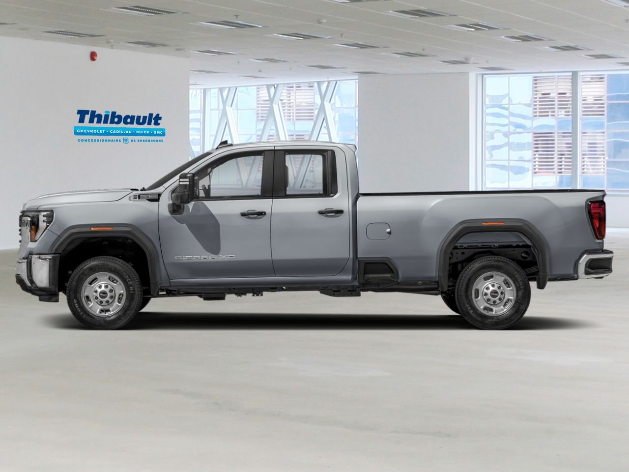 GMC SIERRA 2500HD Pro cabine double 4RM 162 po 2026 Gris Sherbrooke - photo #2