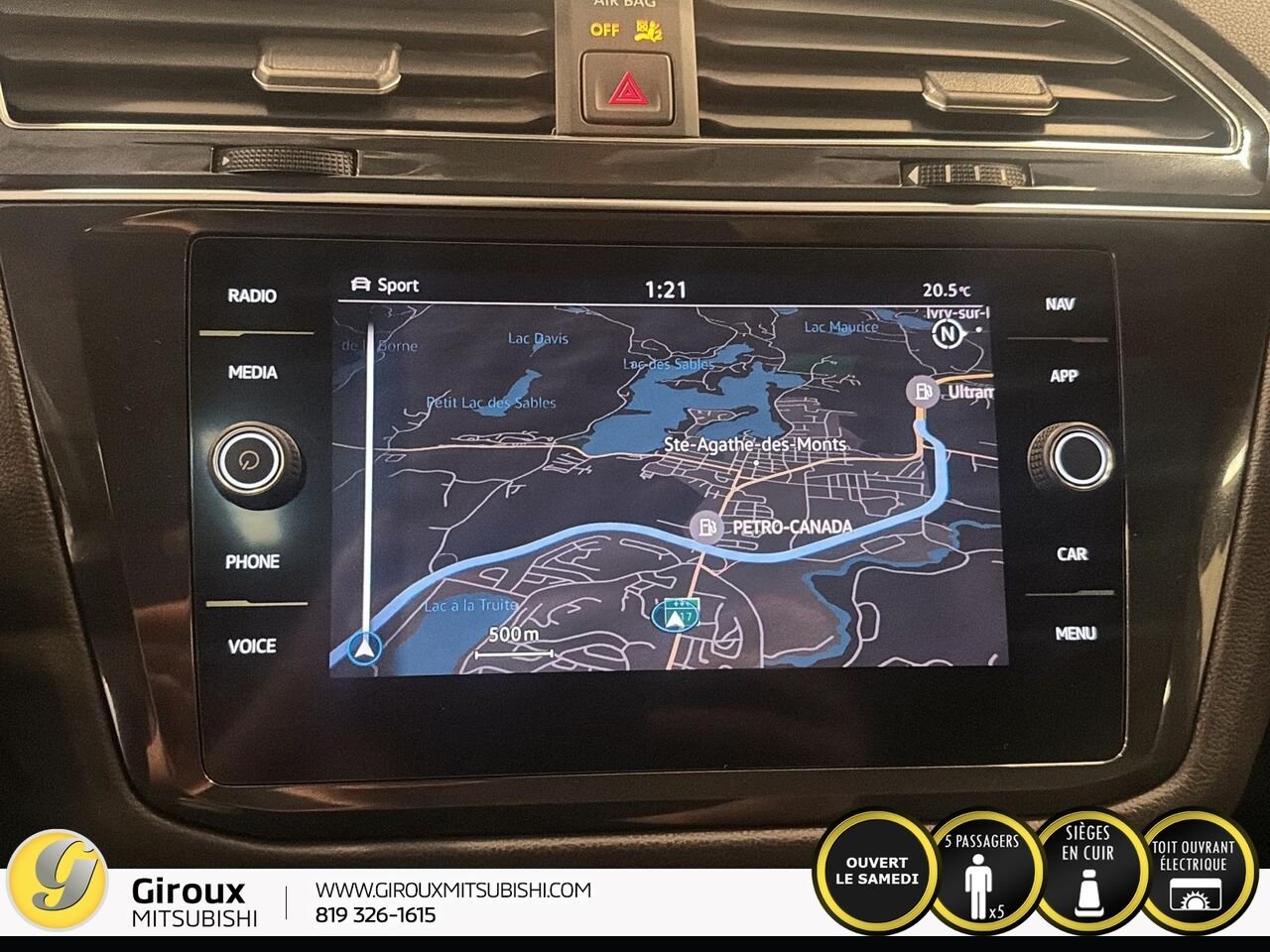 VOLKSWAGEN TIGUAN 2021 Gris Sainte-Agathe-des-Monts - photo #17