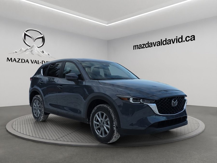 2025 Mazda CX-5 Gs, awd, sièges, volant et rétroviseurs chauffants, hayon électrique Polymetal Metallic