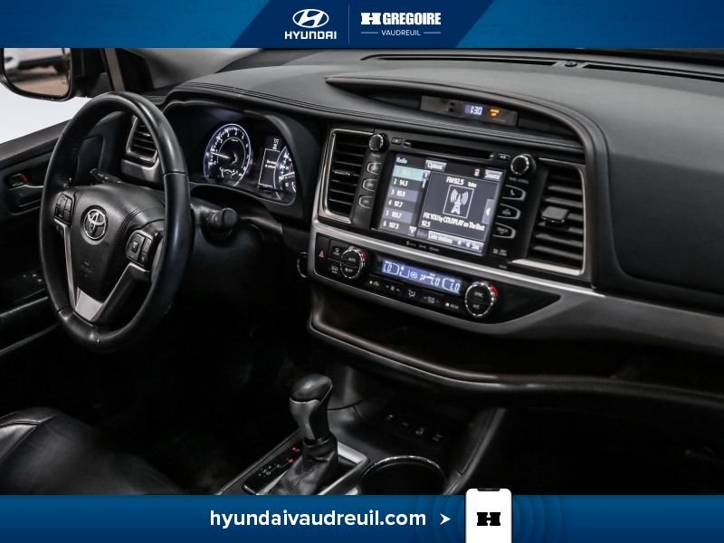Toyota Highlander YW142 | XLE l AWD - CUIR - MAGS - TOIT - NAV - BLUETOOTH - 2016 Noir Laval - photo #34