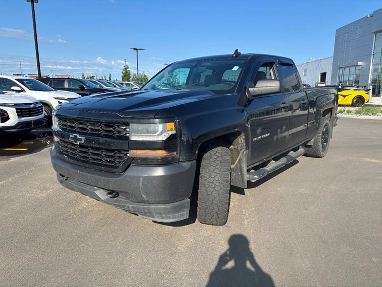 2016 Chevrolet Silverado 1500 4WD Double Cab 143.5 Work Truck Black Sherwood Park - photo #2
