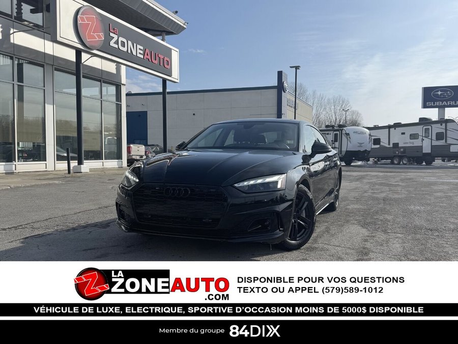 Audi A5 Sportback 2022 2022 Noir