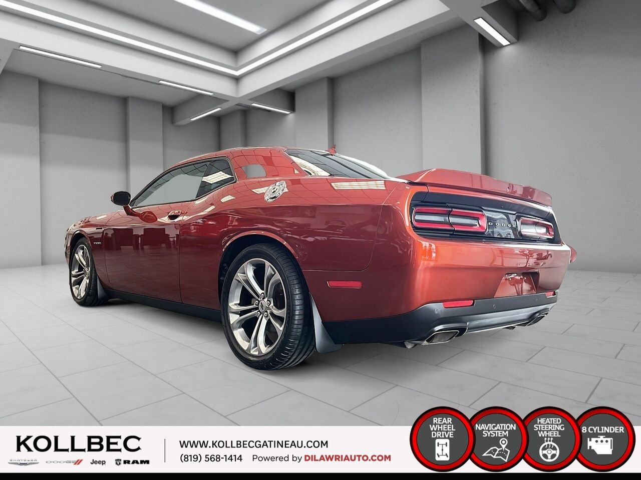 DODGE CHALLENGER U19190 | R/T 2021 Orange Gatineau - photo #17