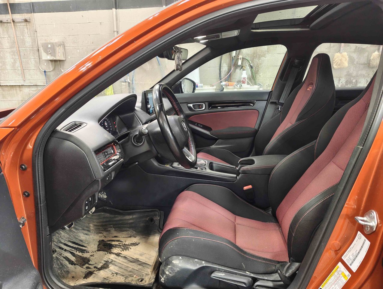 2023 Honda Civic Si Manual Orange Sherwood Park - photo #7