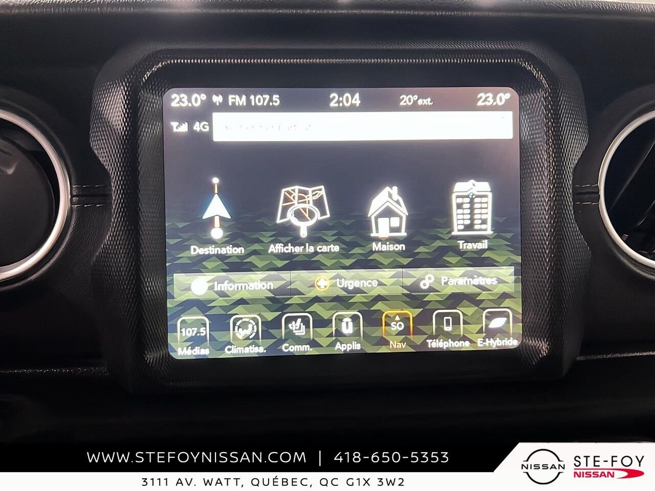 2022 Jeep WRANGLER 4XE UNLIMITED COLD WEATHER GROUP White Ste-Foy - photo #18