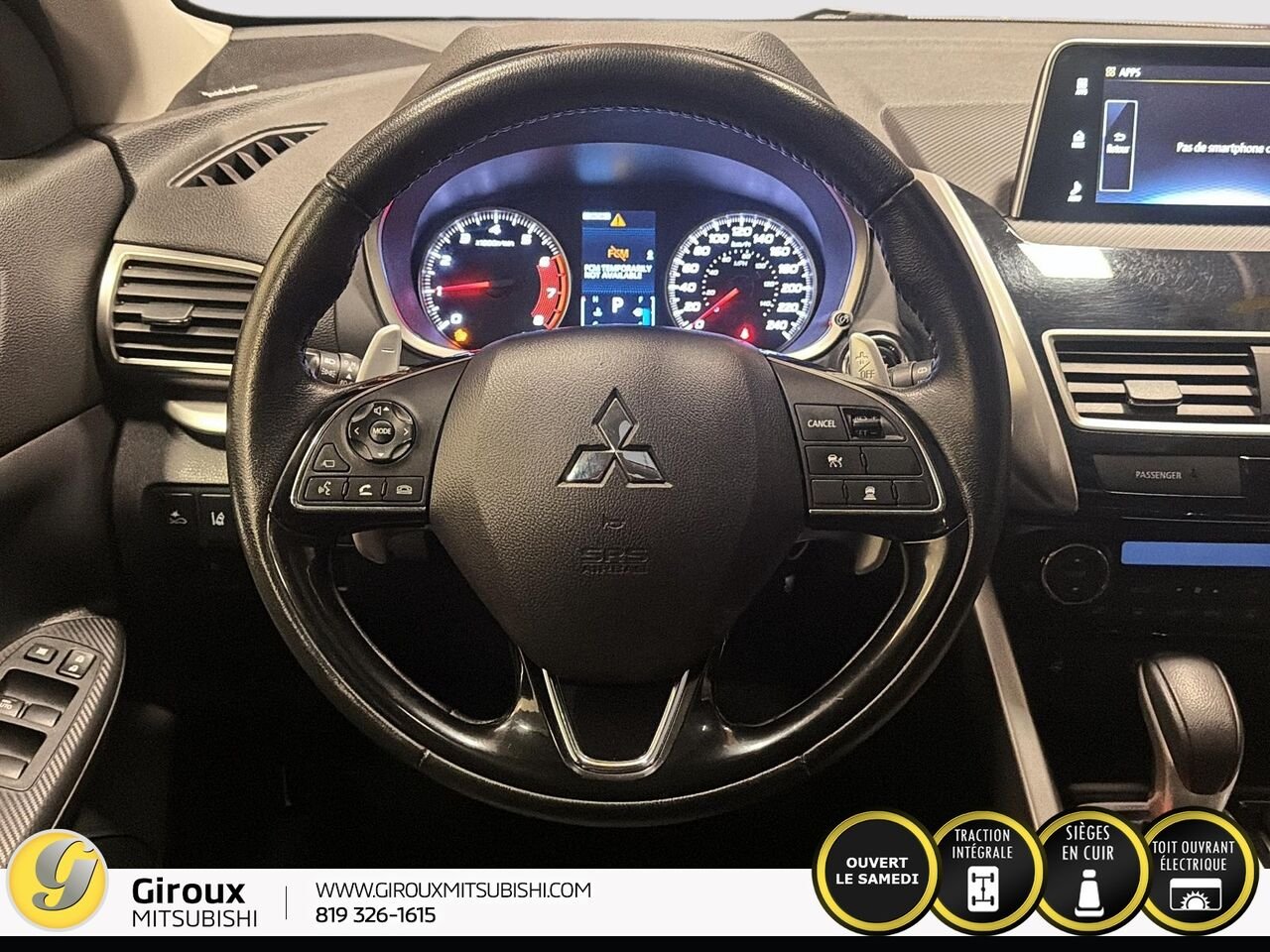 Mitsubishi Eclipse Cross 2019 Blanc Sainte-Agathe-des-Monts - photo #12