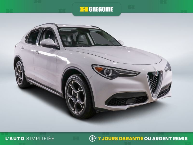 Alfa Romeo Stelvio 724852A | Sport AWD AUTO A/C CUIR MAGS CAM RECUL BLUETOOTH 2018 Blanc Laval - photo #0