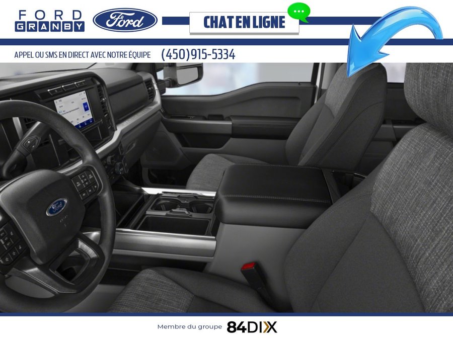 Ford Super Duty F-350 à roues arrière jumelées XLT cabine 6 places 4RM caisse de 8 pi 2026 Blanc Oxford