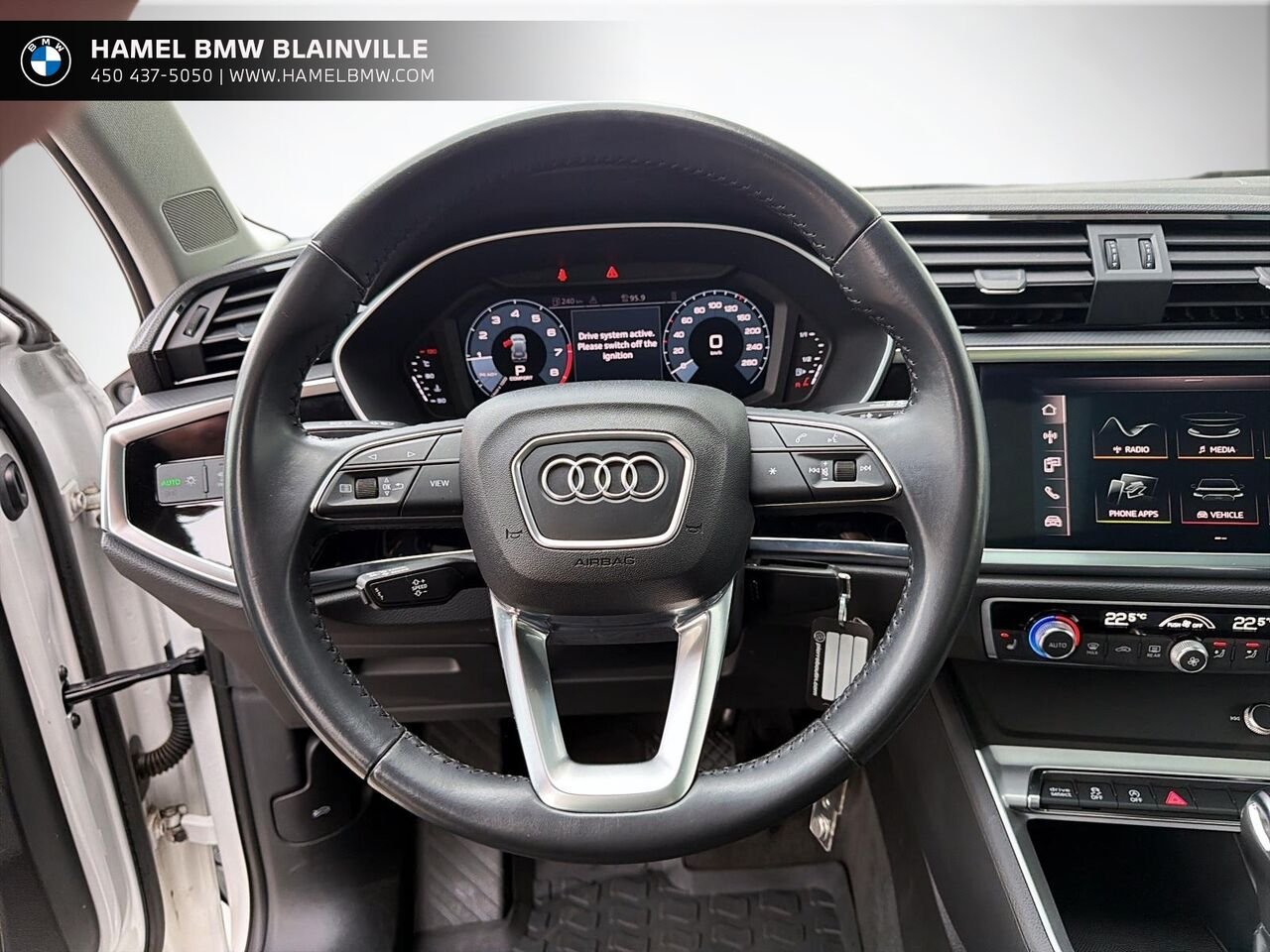 Audi Q3 Komfort 45 TFSI quattro 2020 Blanc Blainville - photo #12