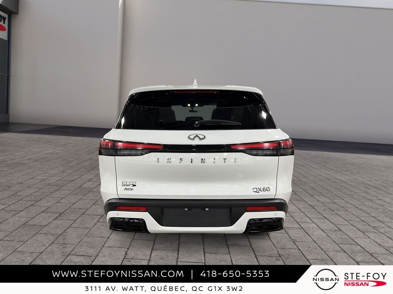 INFINITI QX60 PURE 2024 Blanc Ste-Foy - photo #2