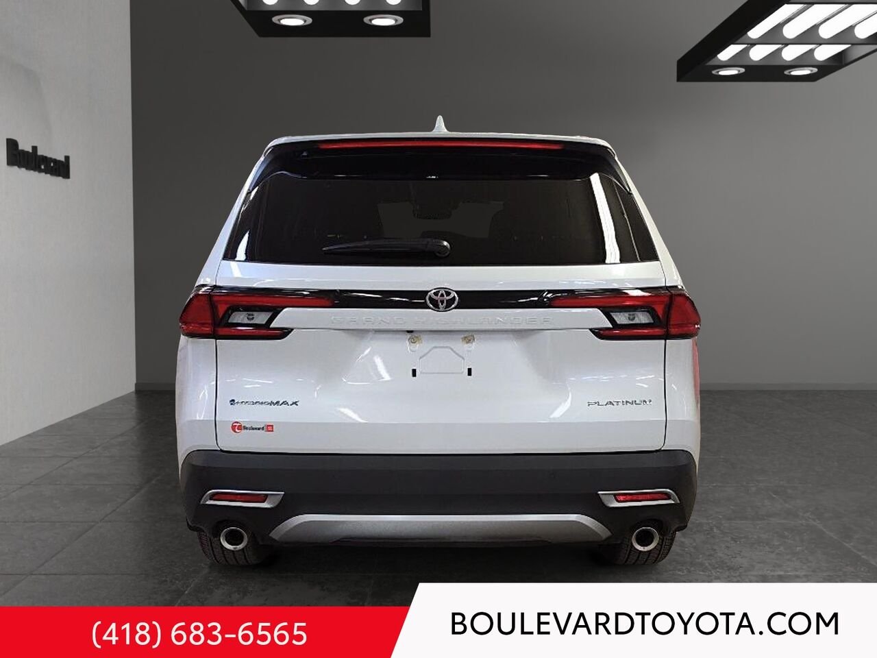 TOYOTA GRAND HIGHLANDER 100120A-109 | HYBRIDE PLATINUM MAX, AWD 2026 Blanc Québec - photo #4