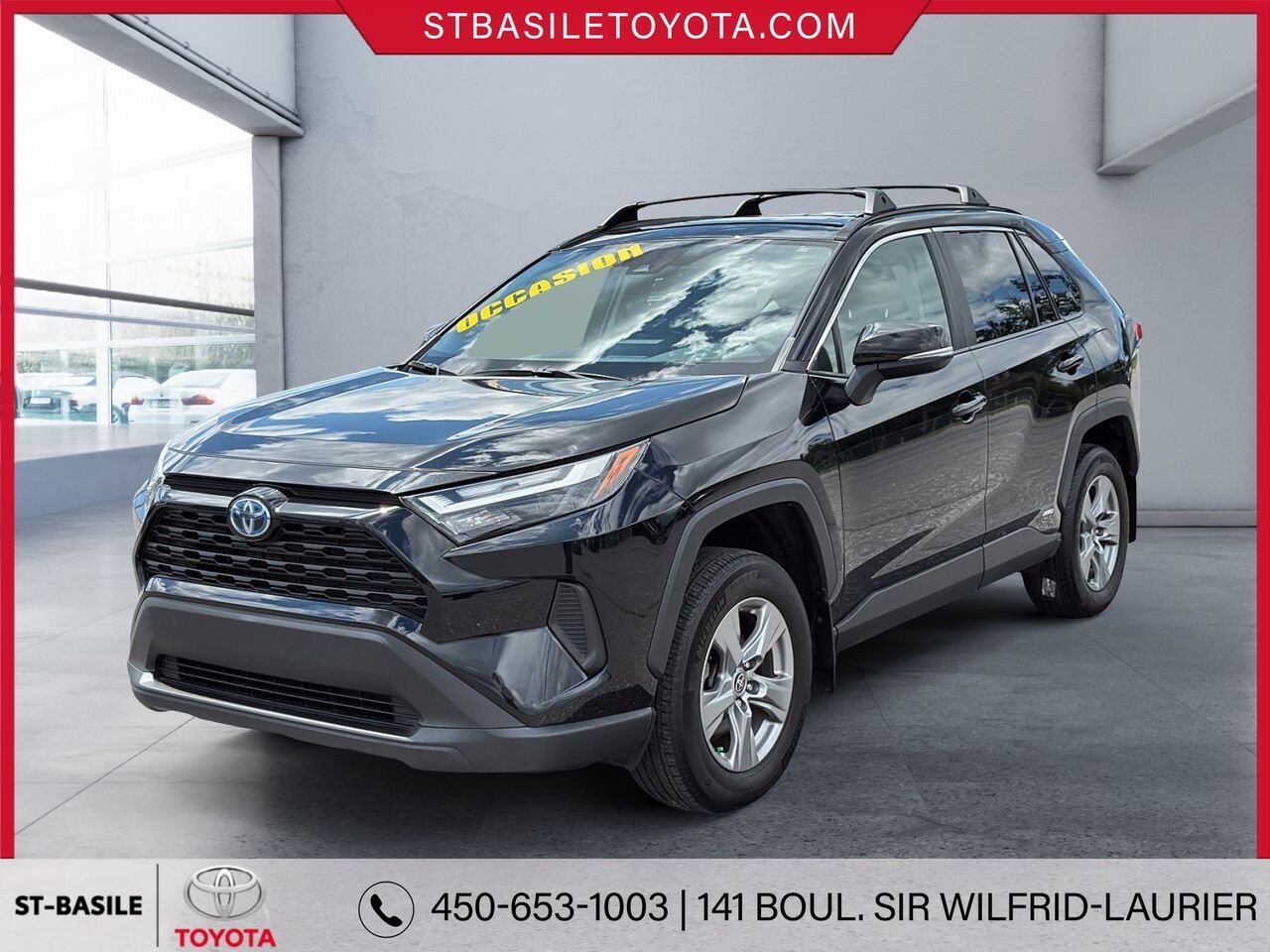 TOYOTA RAV4 Hybride 2022 Noir minuit métallisé Saint-Basile-le-Grand - photo #0