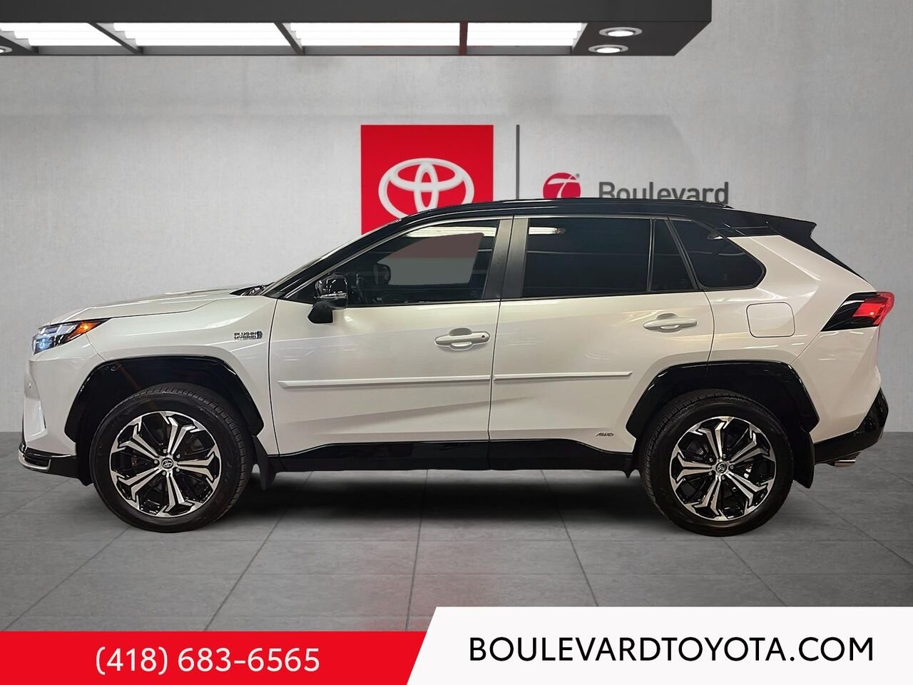 Toyota RAV4 Prime 99595A-141 | PRIME XSE GROUPE TECHNOLOGIE 2024 Frisson glacé nacré avec toit noir Québec - photo #5