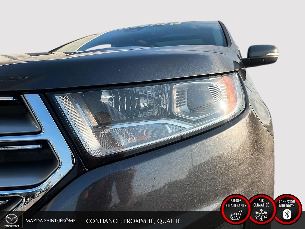 2018 Ford Edge Titanium | TOIT PANORAMIQUE | CUIR | AWD | Grey Saint-Jérôme - photo #1
