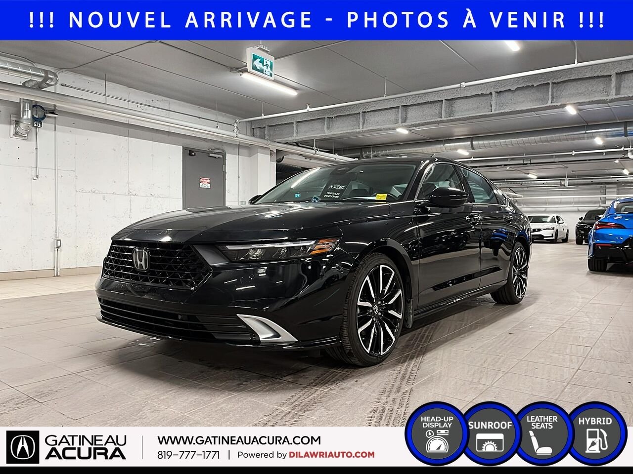2024 Honda Accord Hybrid Touring Black Gatineau - photo #0