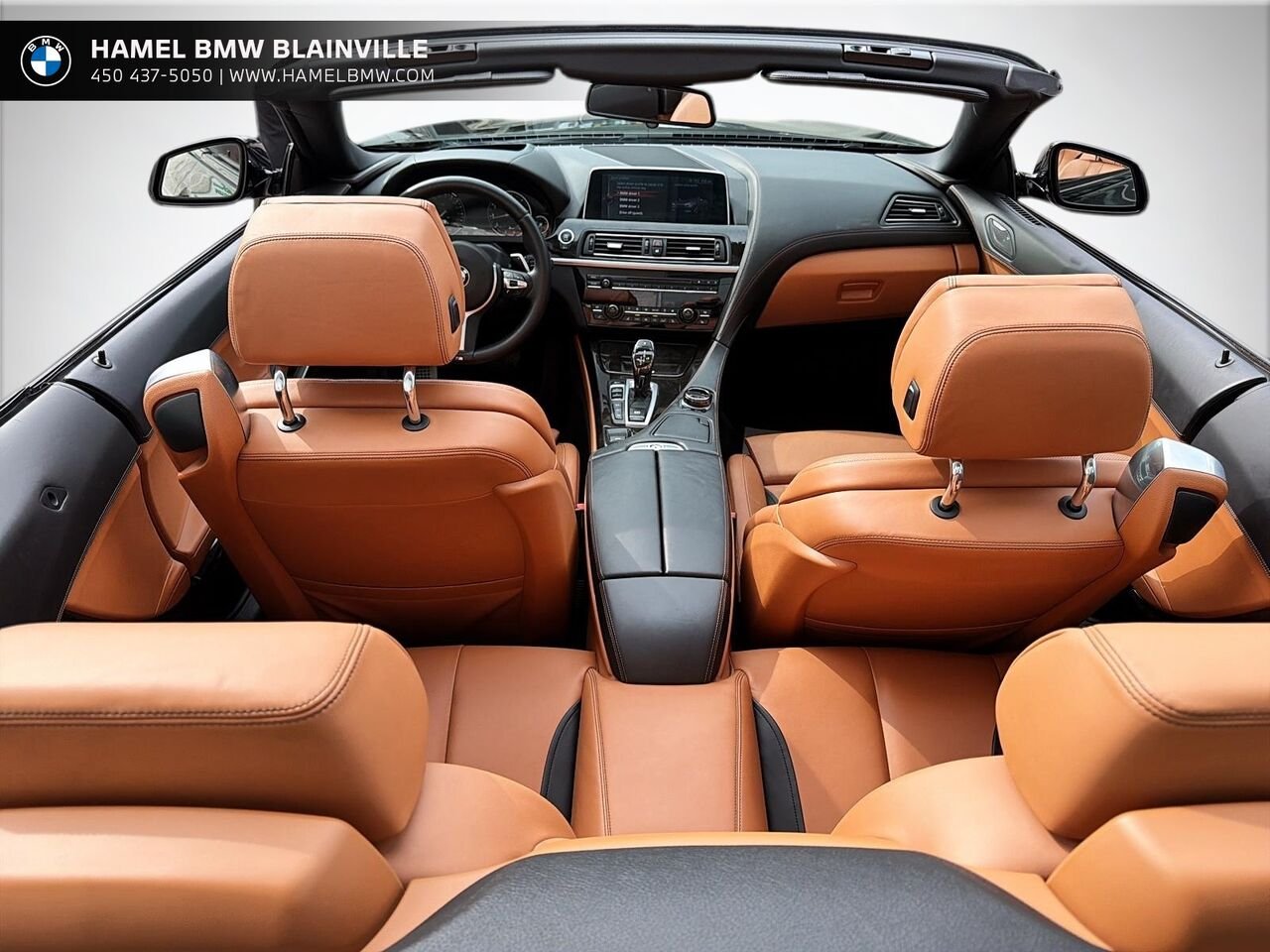 2017 BMW 6 Series Cabriolet 2 portes 650i xDrive à traction intégrale Black Blainville - photo #12