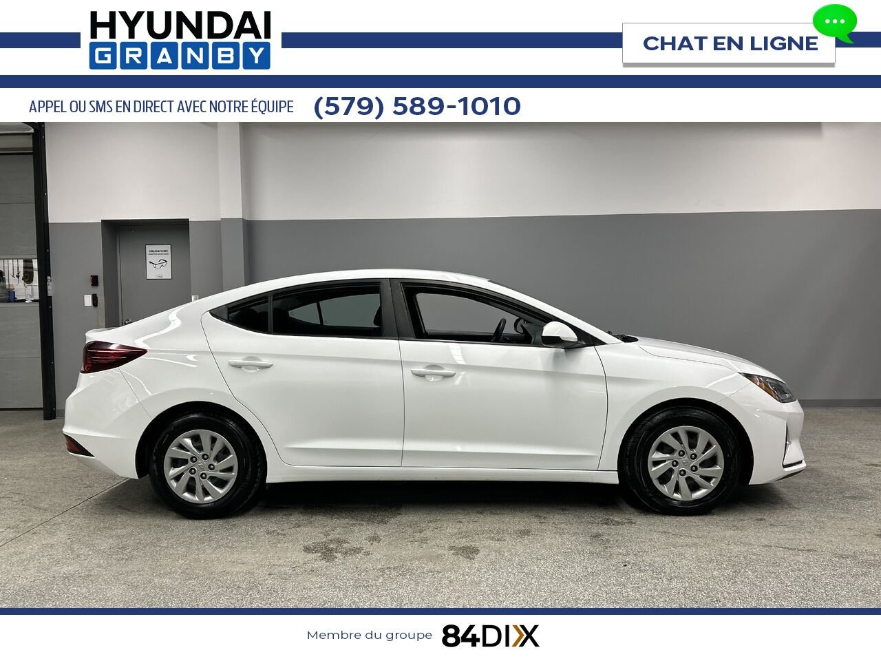 Hyundai Elantra 2020 Blanc Granby - photo #7