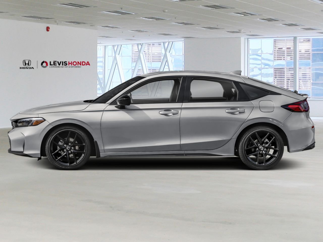 Honda Civic Hayon Sport CVT 2025 Argent reflet solaire métallisé Lévis - photo #1