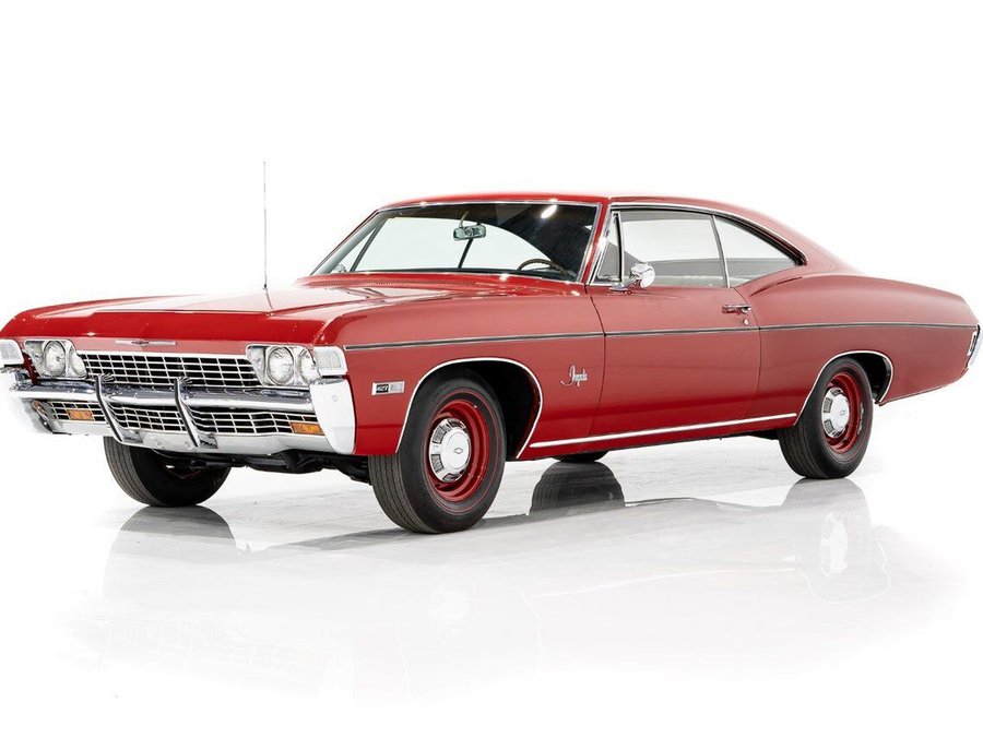 Chevrolet Impala 1968 1968 Rouge