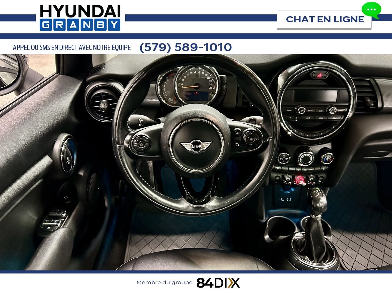 MINI Cooper toit rigide 5 portes 2016 Noir Granby - photo #13