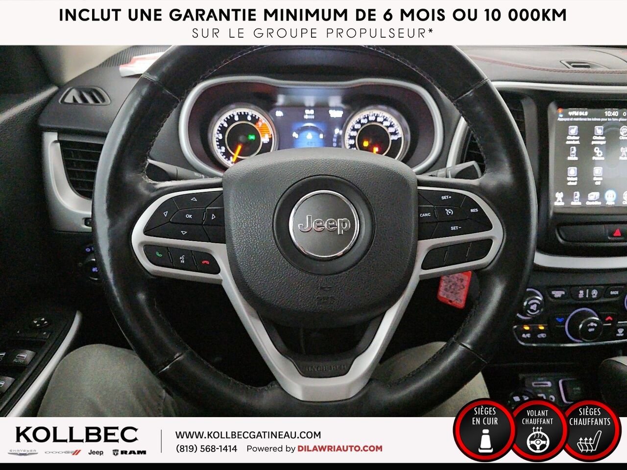 2018 JEEP CHEROKEE 24121 | Trailhawk 4x4 Blue Gatineau - photo #7