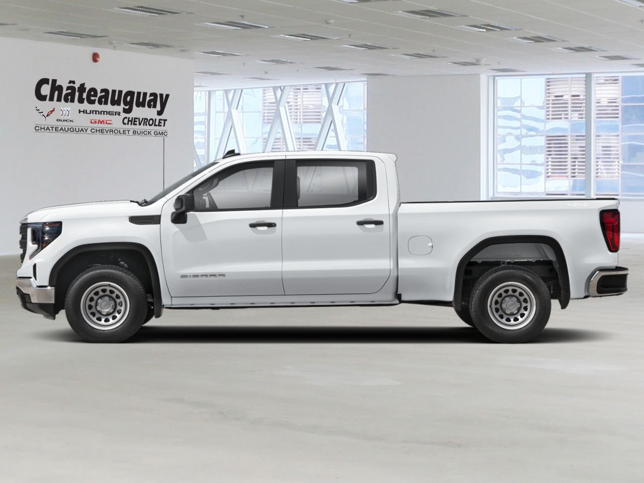 GMC SIERRA 1500 Pro cabine multiplace 4RM 157 po 2026 Blanc Châteauguay - photo #1