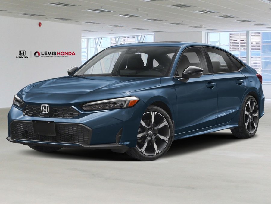 2026 Honda CIVIC SDN TOURING HYBRID 2026 BLEU OC ANIQUE NACR (B-645P)-NOIR