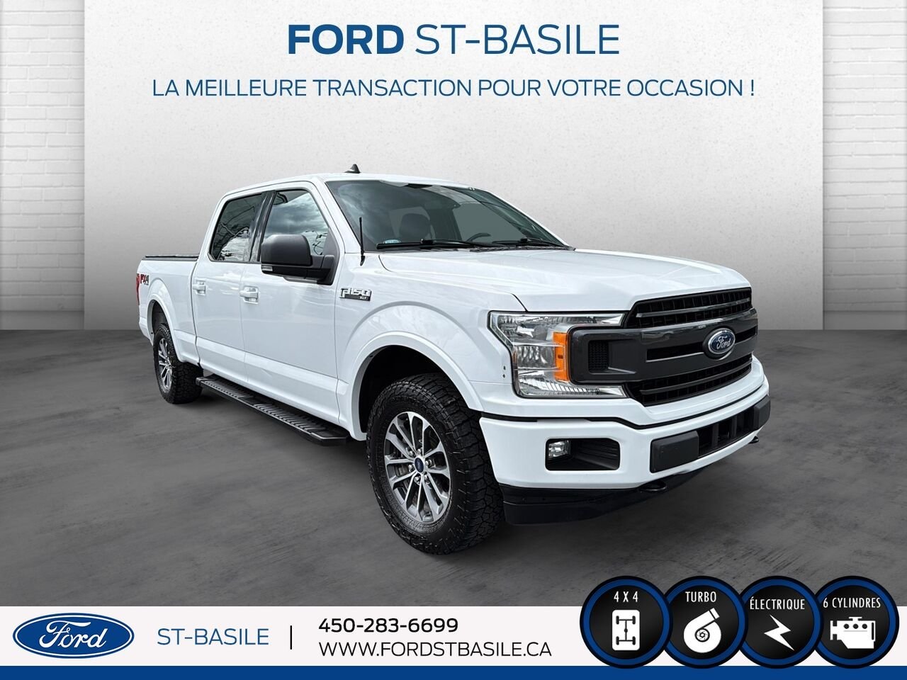 Ford F-150 2020 Blanc Saint-Basile-le-Grand - photo #9