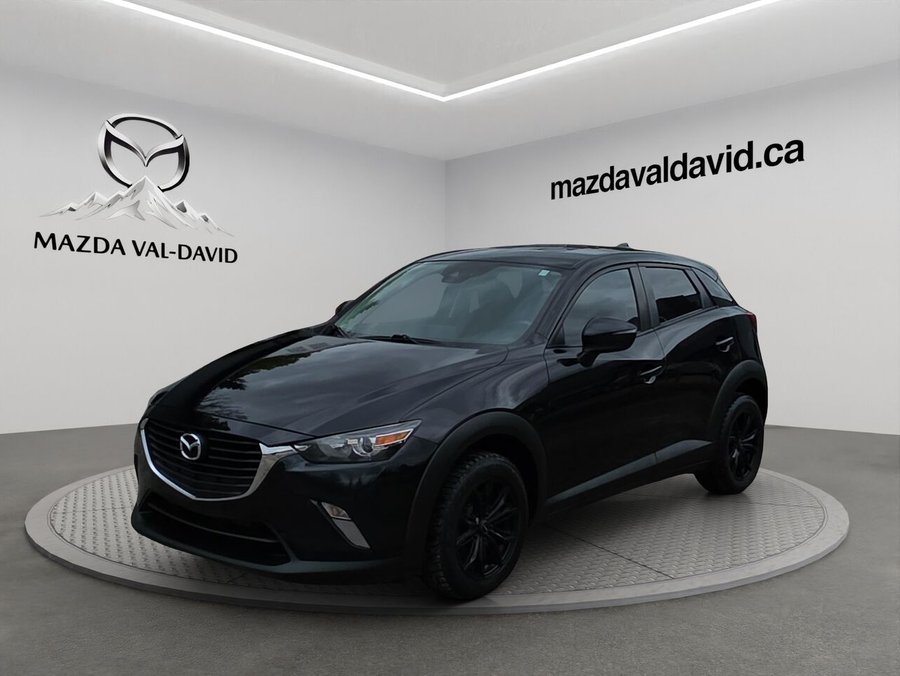 Mazda CX-3 GS TI BA, bluetooth, Volant chauffant, Paddle shift 2018 Noir