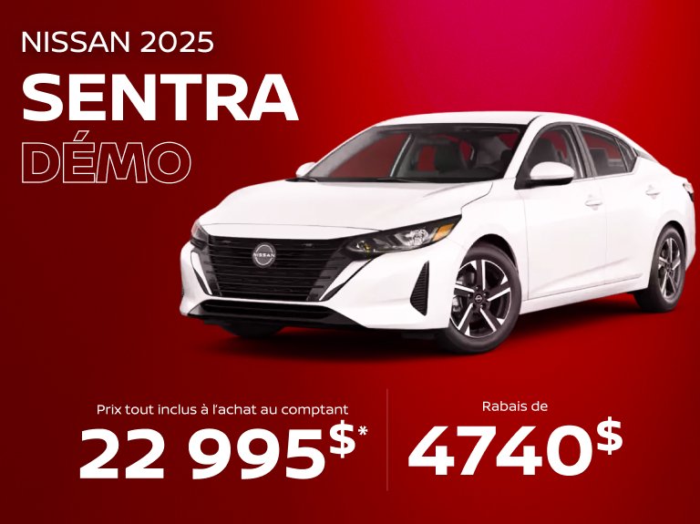 Nissan chomedey Accueil avril Sentra 2025