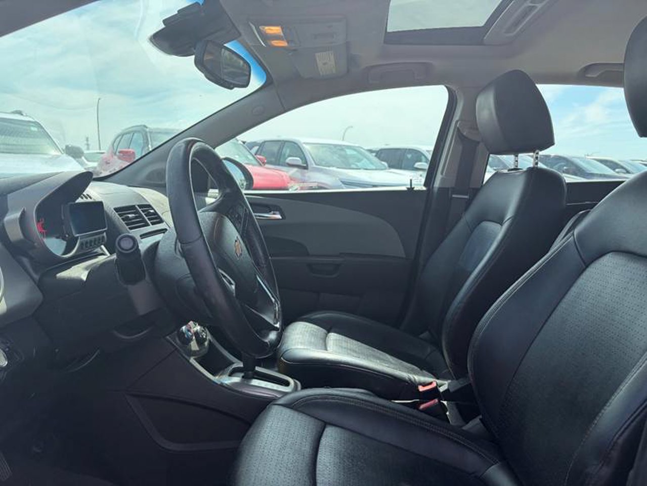 2013 Chevrolet Sonic 5dr HB LTZ Auto Blue Sherwood Park - photo #5