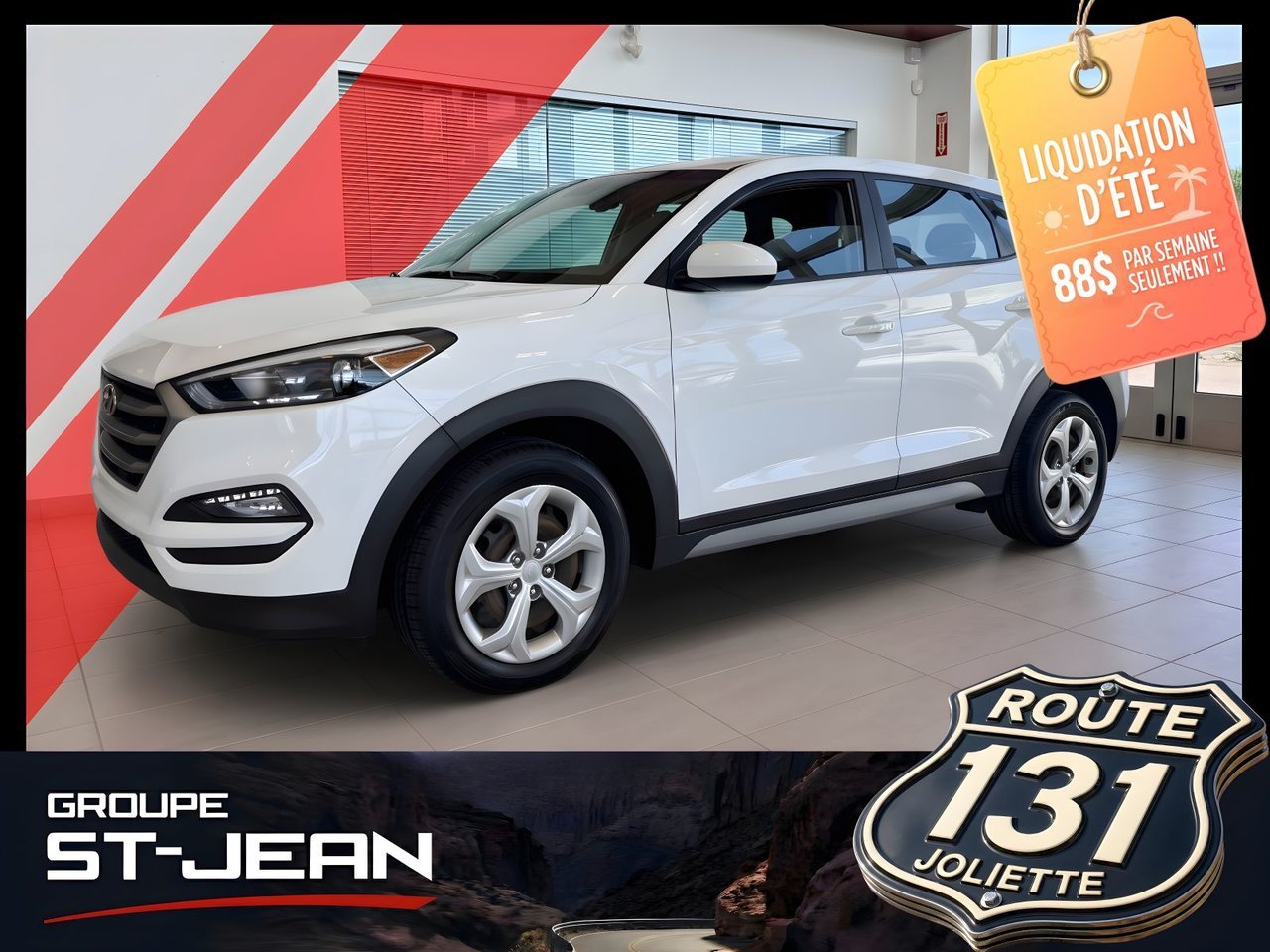 Hyundai Tucson 2018 Blanc Notre-Dame-des-Prairies - photo #25