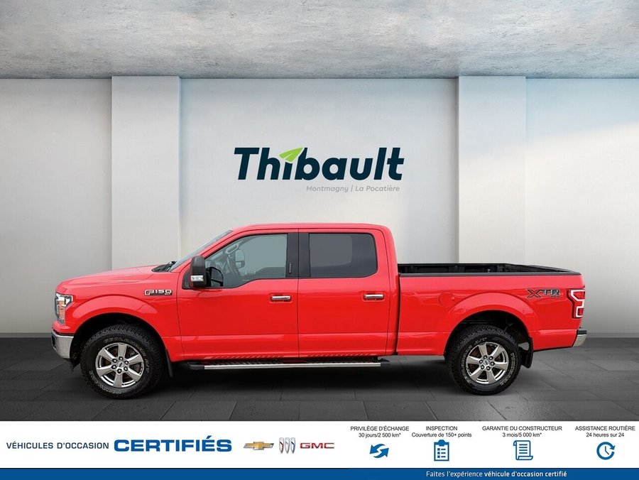 Ford F-150 XLT cabine SuperCrew 4RM caisse de 6,5 pi 2019 Rouge