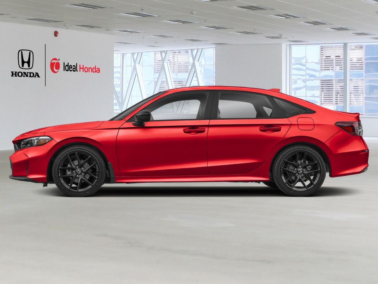 2026 Honda Civic Sedan Rallye Red Mississauga - photo #2