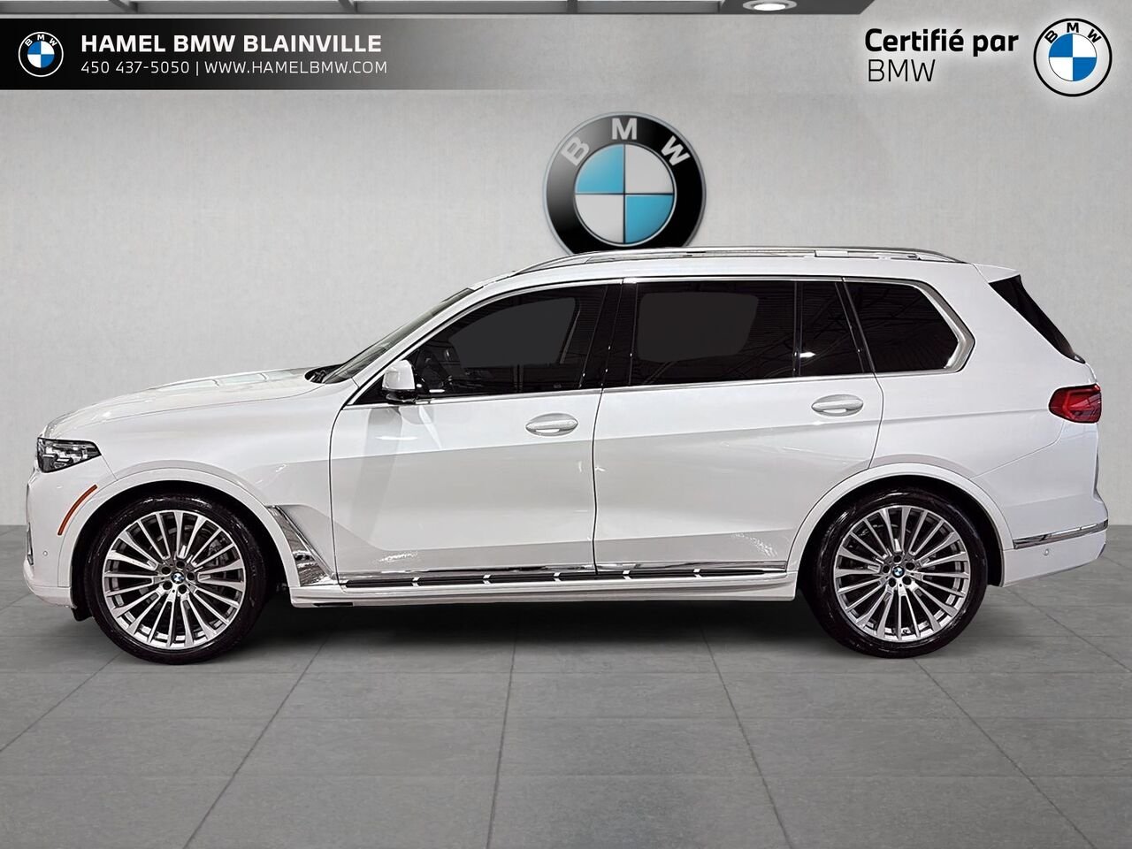 BMW X7 xDrive40i véhicule d'activités sportives 2022 Blanc Blainville - photo #4