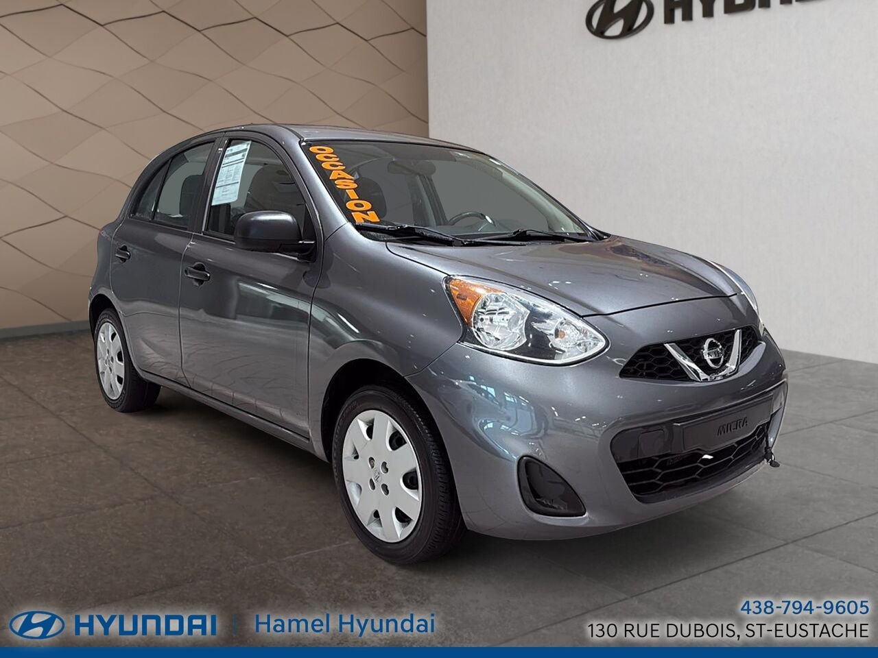 Nissan Micra 2017 Gris Saint-Eustache - photo #0