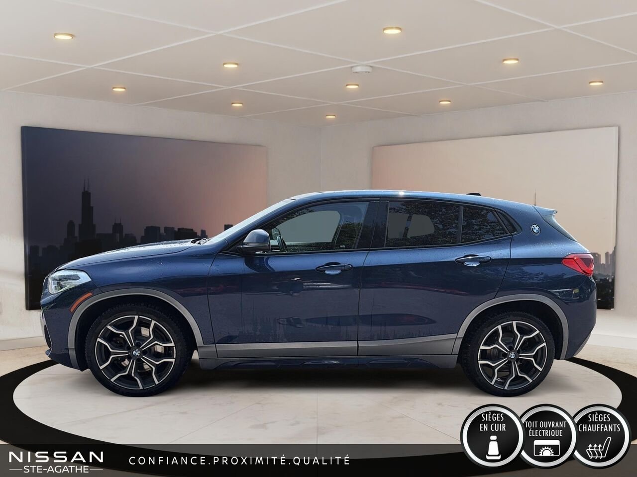 BMW X2 2020 Bleu Ste-Agathe des Monts - photo #5